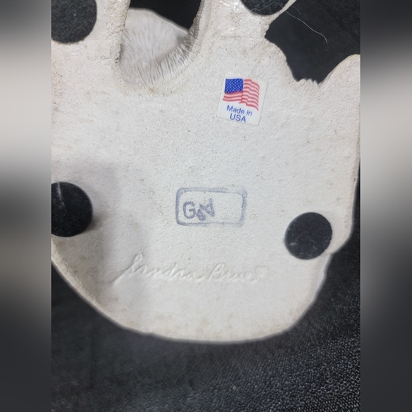 Vintage Sandra Brue Sandicast White Sitting Kitten Figurine - Picture 6 of 7